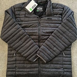 Brand New Stio Men's Pinion Down Sweater, Magnet Color, Size XL